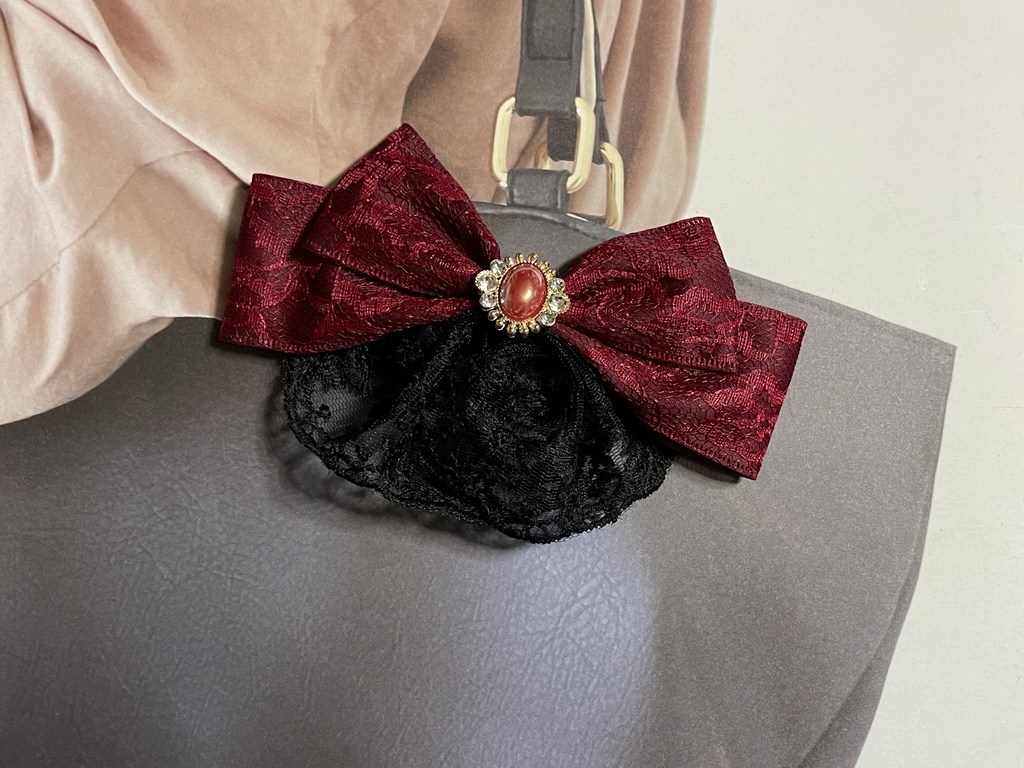 サテンレース🎀(700円+金具)