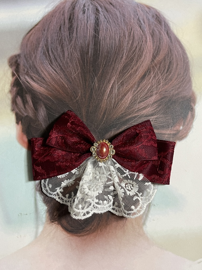 サテンレース🎀(700円+金具)