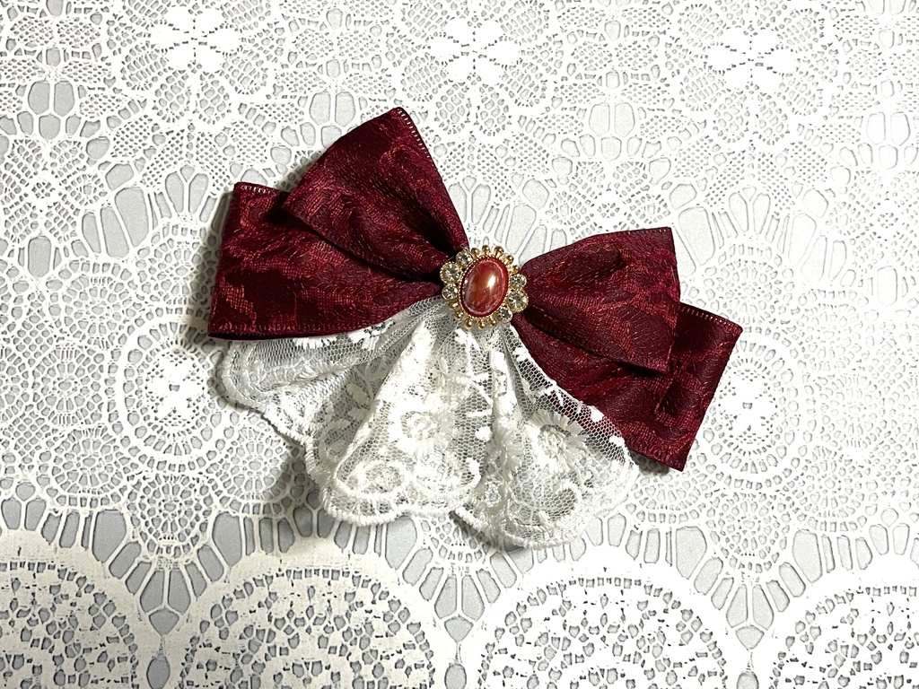 サテンレース🎀(700円+金具)