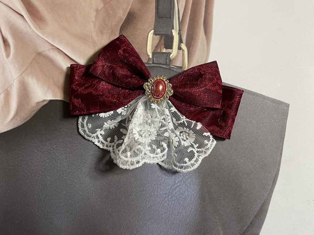 サテンレース🎀(700円+金具)