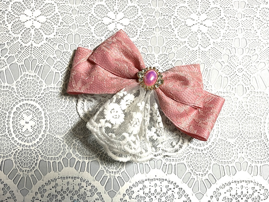 サテンレース🎀(700円+金具)
