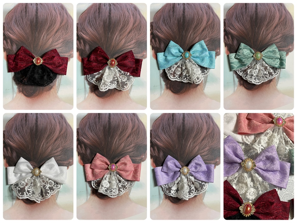 サテンレース🎀(700円+金具)