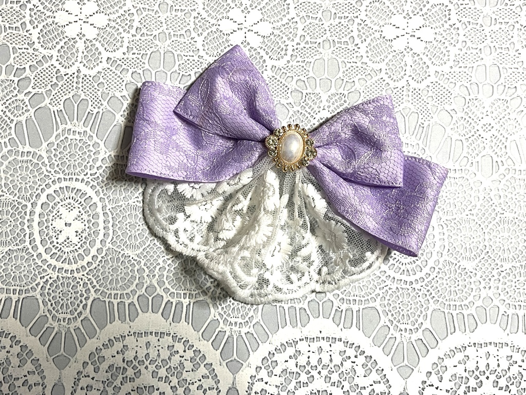 サテンレース🎀(700円+金具)