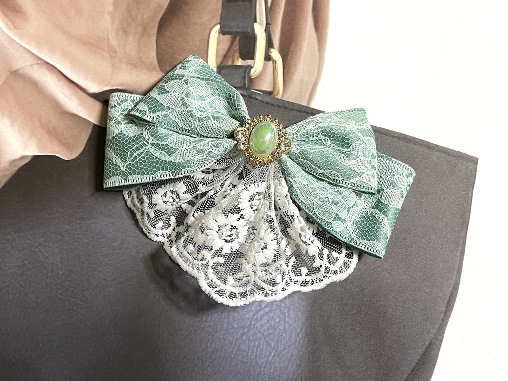 サテンレース🎀(700円+金具)