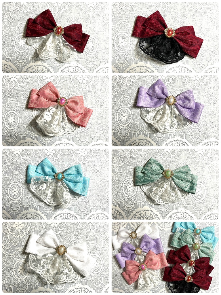 サテンレース🎀(700円+金具)