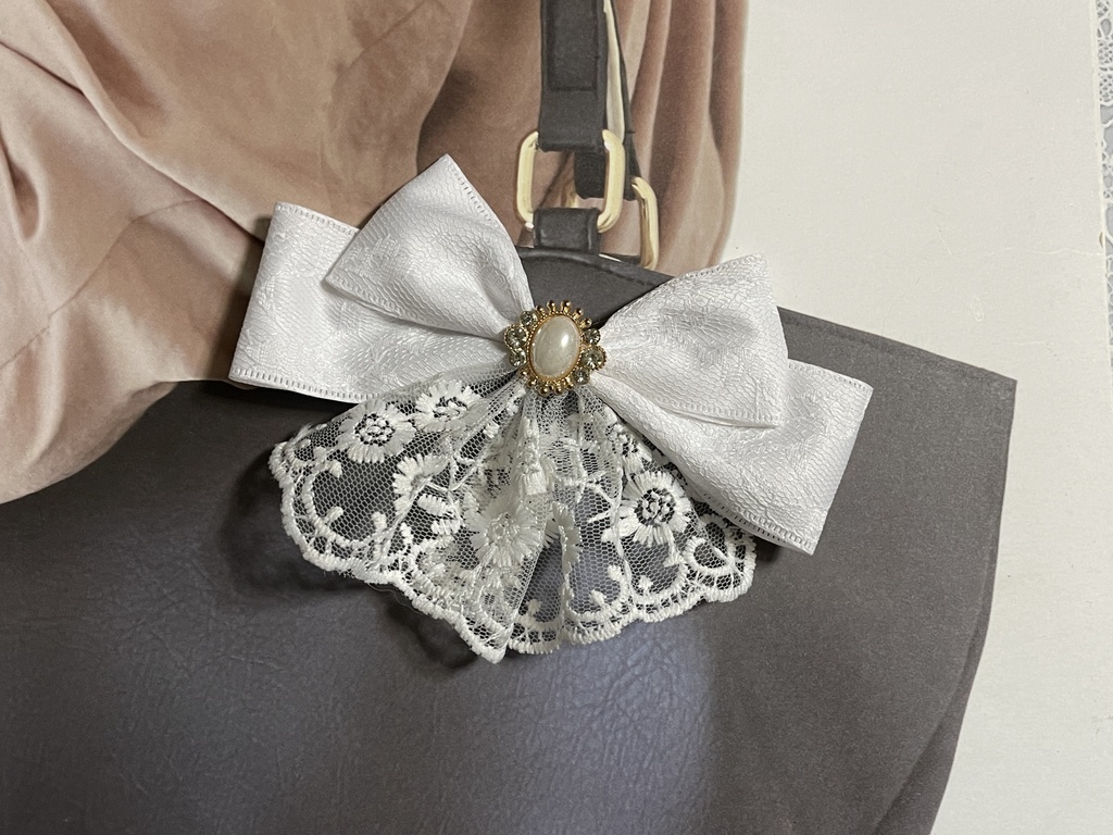 サテンレース🎀(700円+金具)