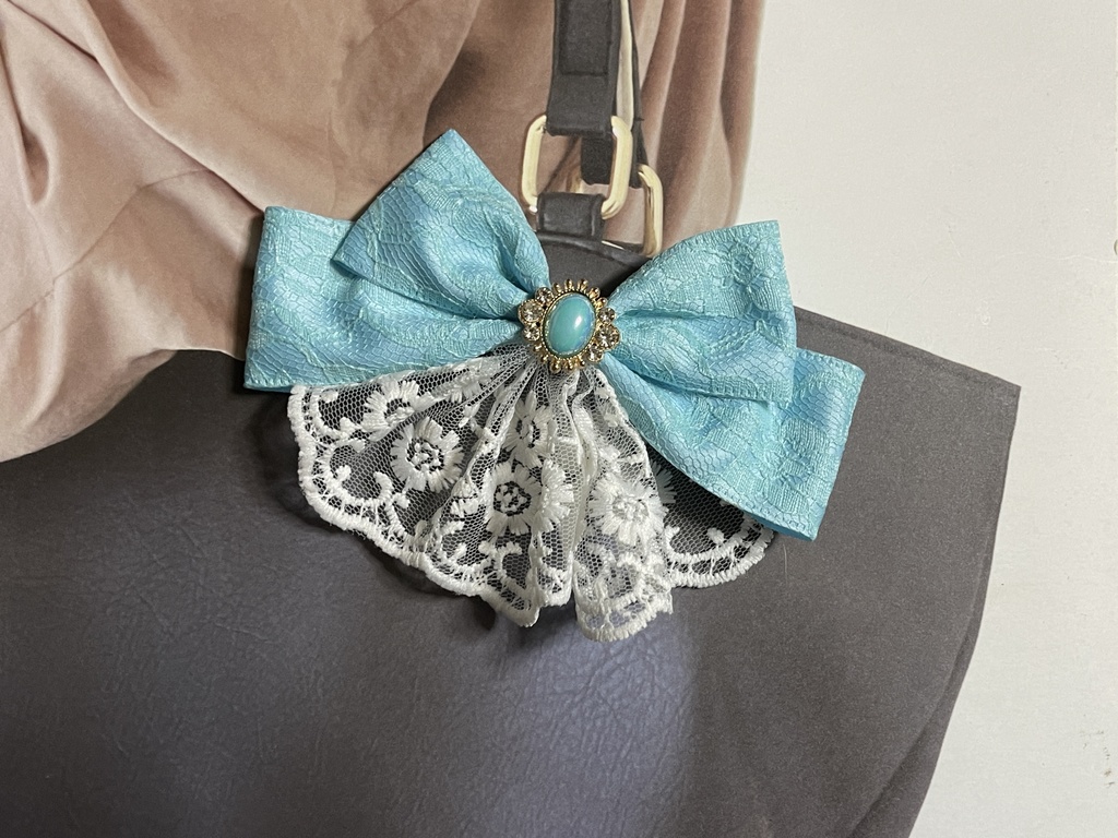 サテンレース🎀(700円+金具)