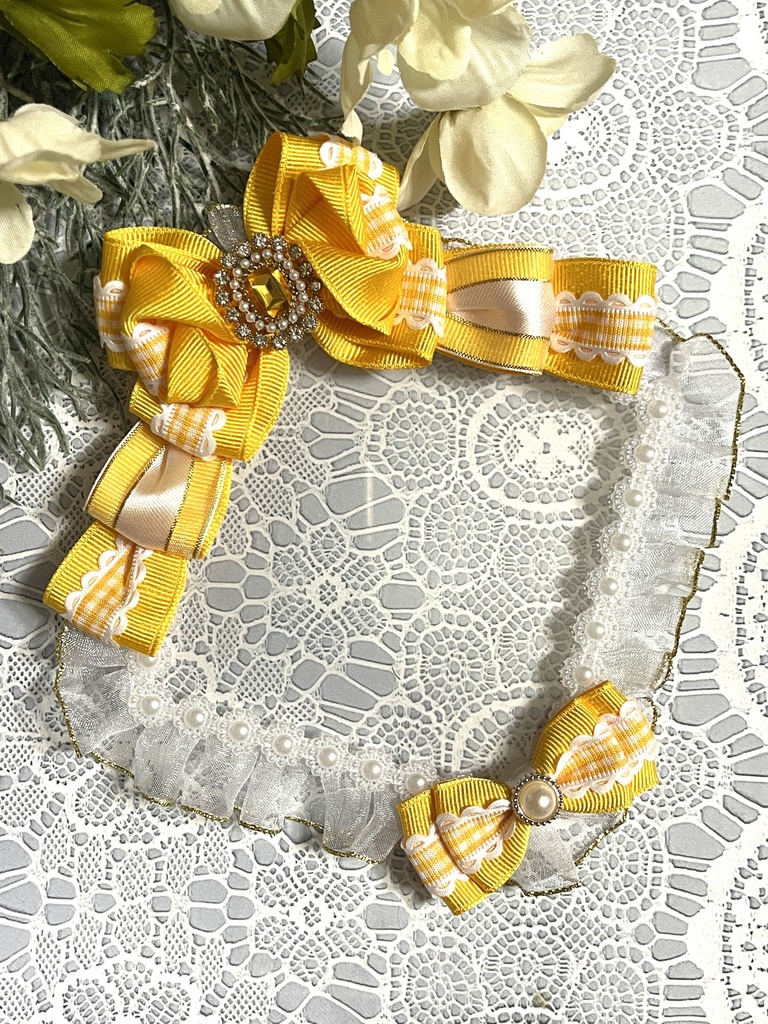 真四角硬質デコケース(ギンガムチェック)