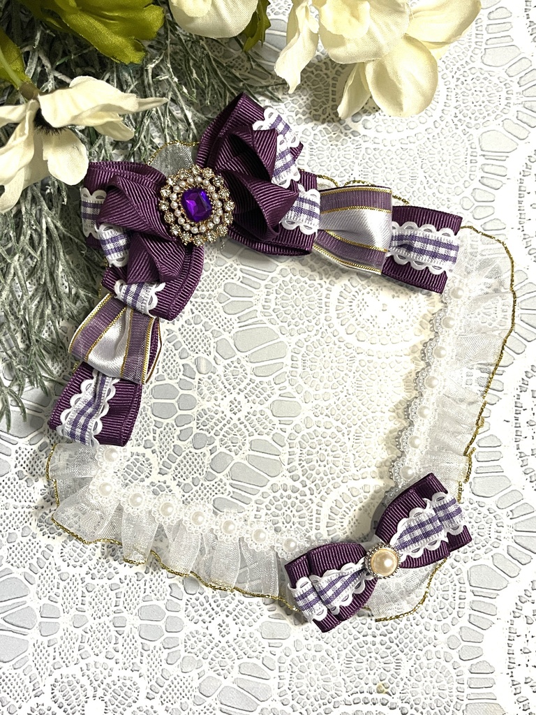 真四角硬質デコケース(ギンガムチェック)