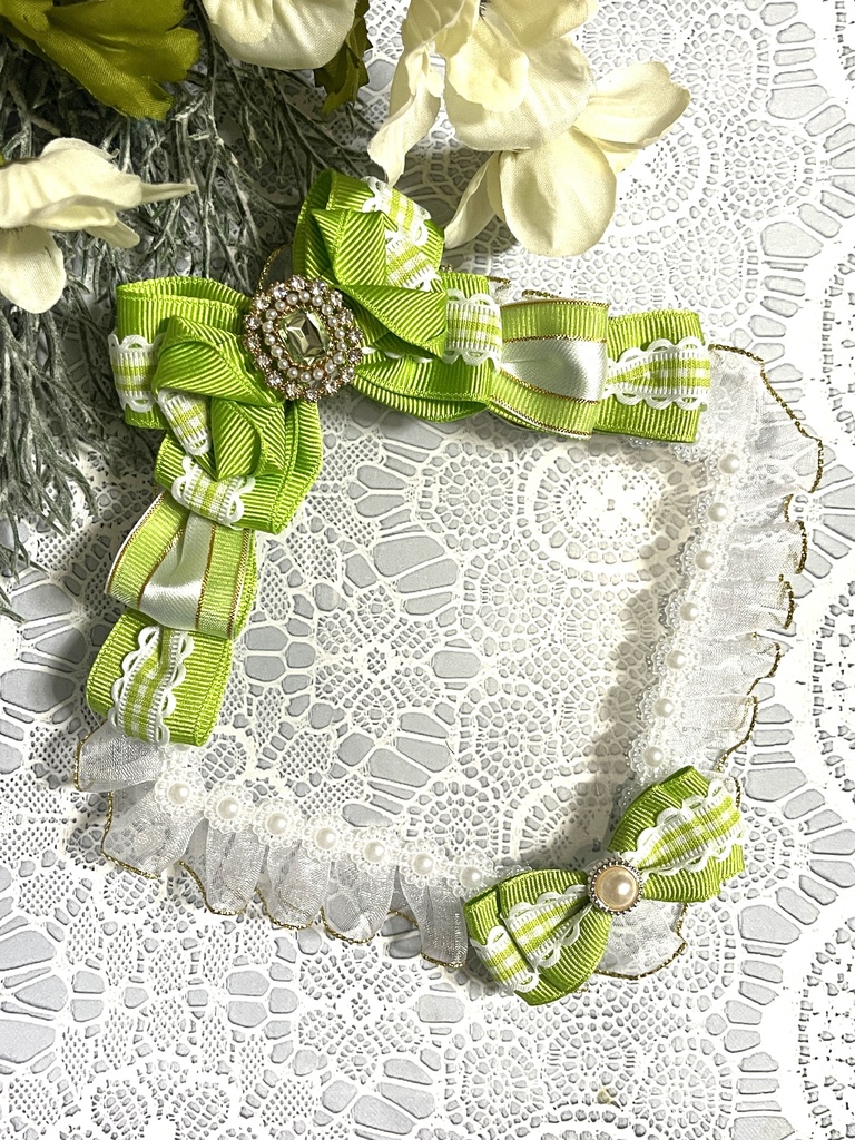 真四角硬質デコケース(ギンガムチェック)