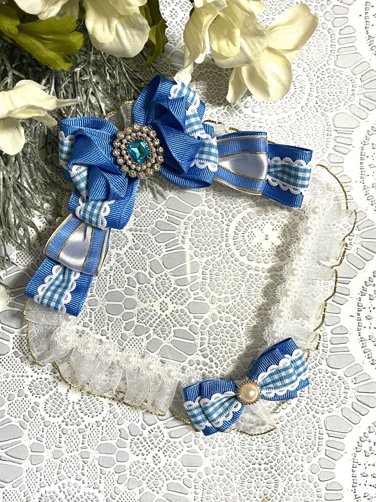 真四角硬質デコケース(ギンガムチェック)