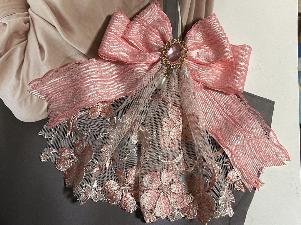 ジャボリボン(+金具)チュールレース