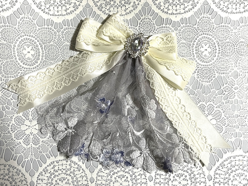 ジャボリボン(+金具)チュールレース