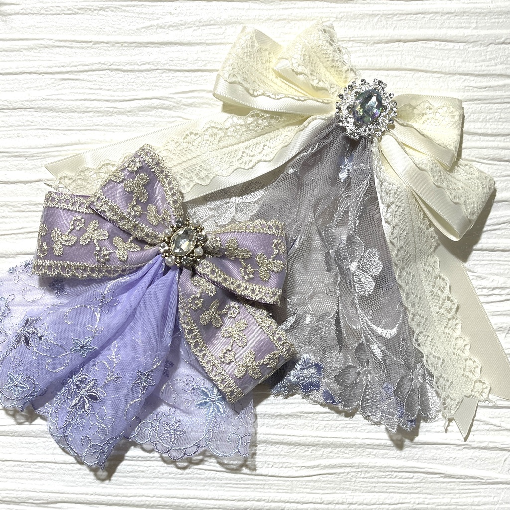 ジャボリボン(+金具)チュールレース