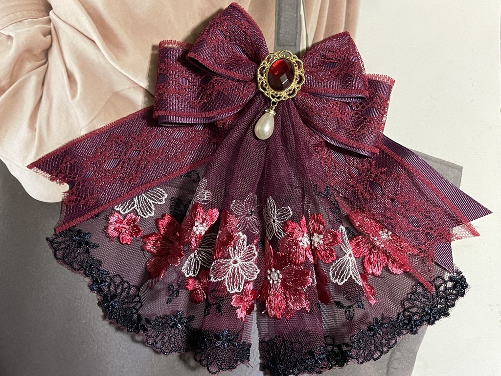 ジャボリボン(+金具)チュールレース