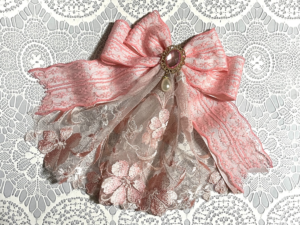 ジャボリボン(+金具)チュールレース