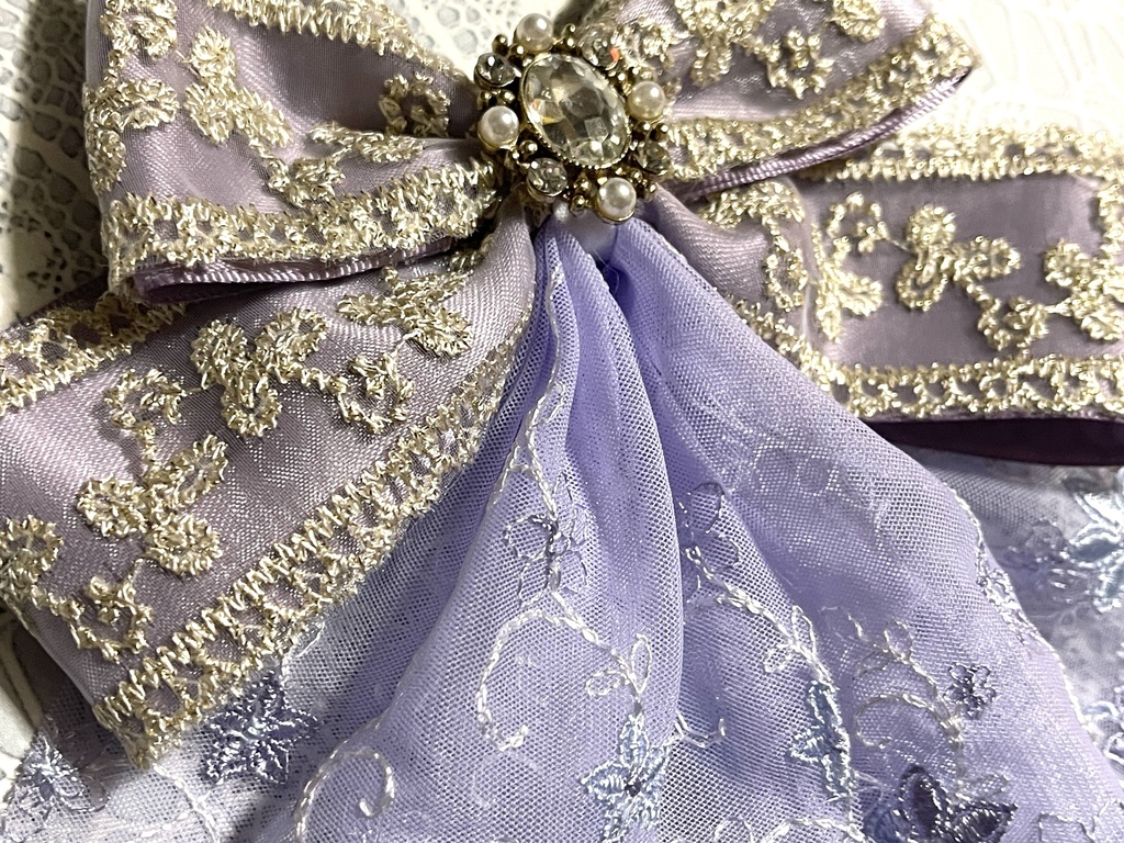 ジャボリボン(+金具)チュールレース