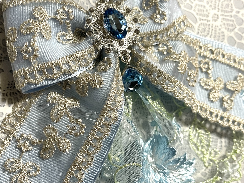 ジャボリボン(+金具)チュールレース