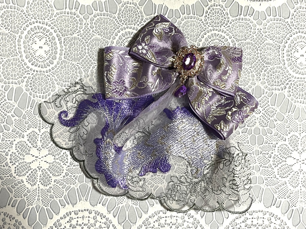 ジャボリボン(+金具)チュールレース