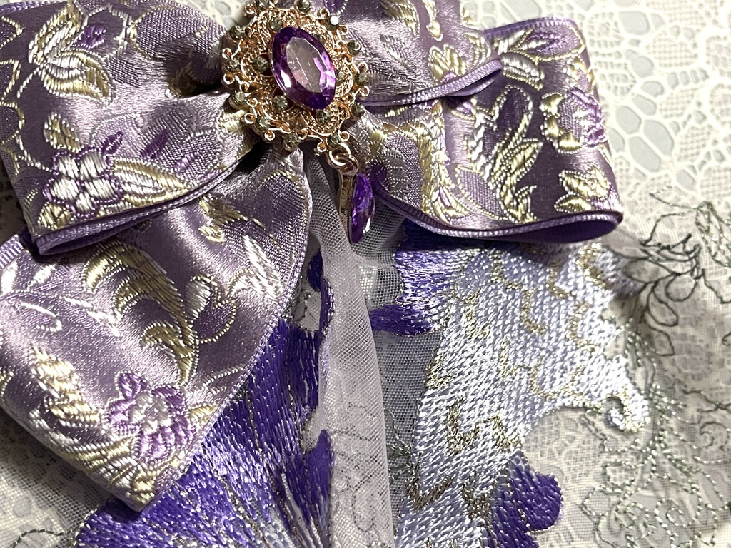 ジャボリボン(+金具)チュールレース