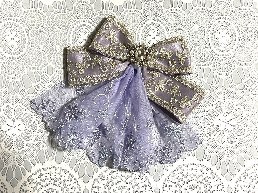 ジャボリボン(+金具)チュールレース