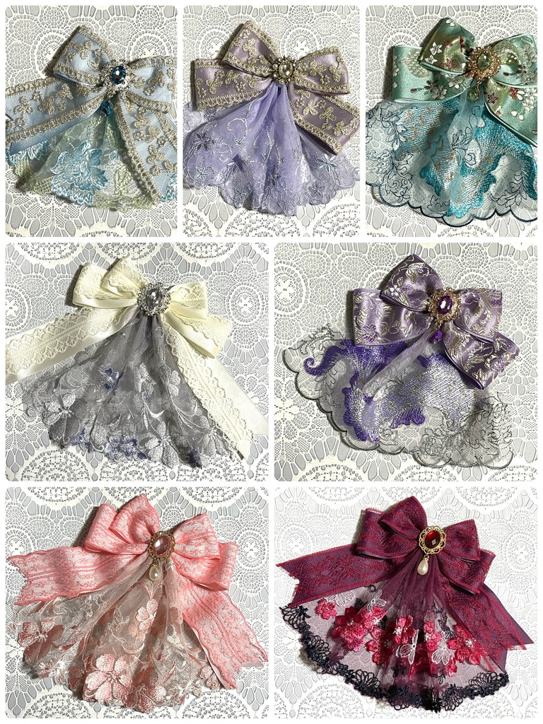 ジャボリボン(+金具)チュールレース