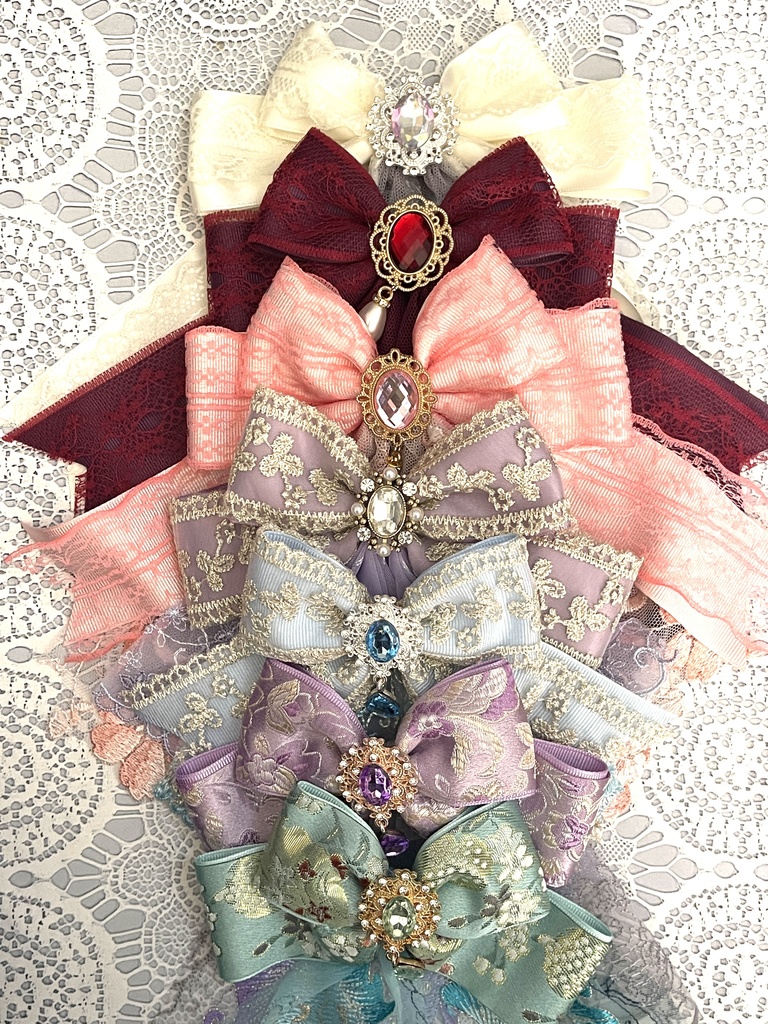 ジャボリボン(+金具)チュールレース