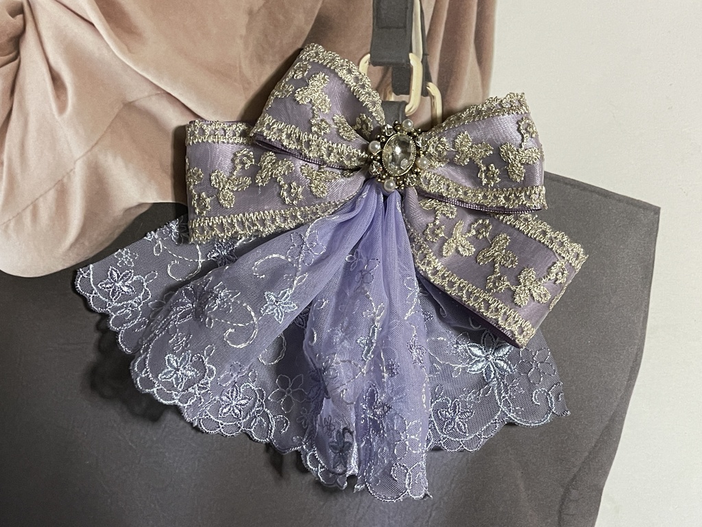 ジャボリボン(+金具)チュールレース