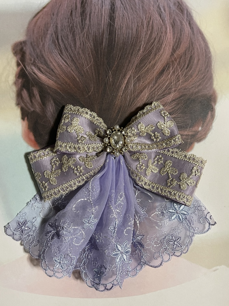 ジャボリボン(+金具)チュールレース