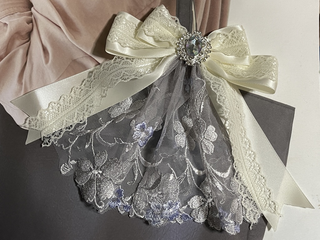 ジャボリボン(+金具)チュールレース