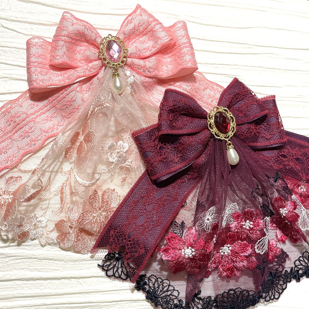 ジャボリボン(+金具)チュールレース