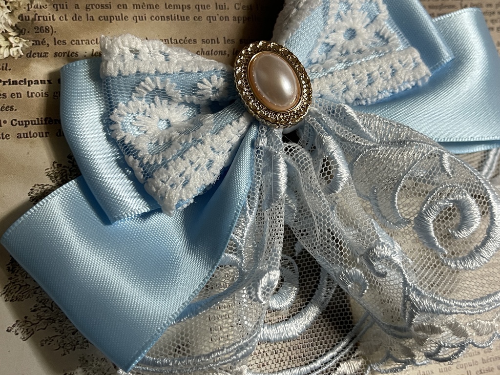 東の国イメージ🎀(ライトブルー)(1000円+金具)