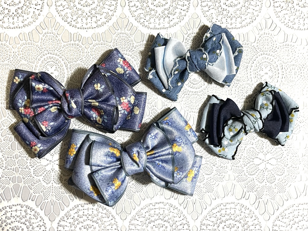 ネコチャンのご飯代にするリボン(500〜700円+金具)