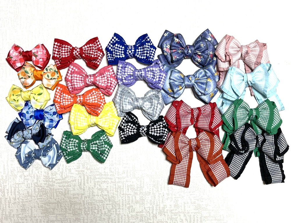 ネコチャンのご飯代にするリボン(500〜700円+金具)