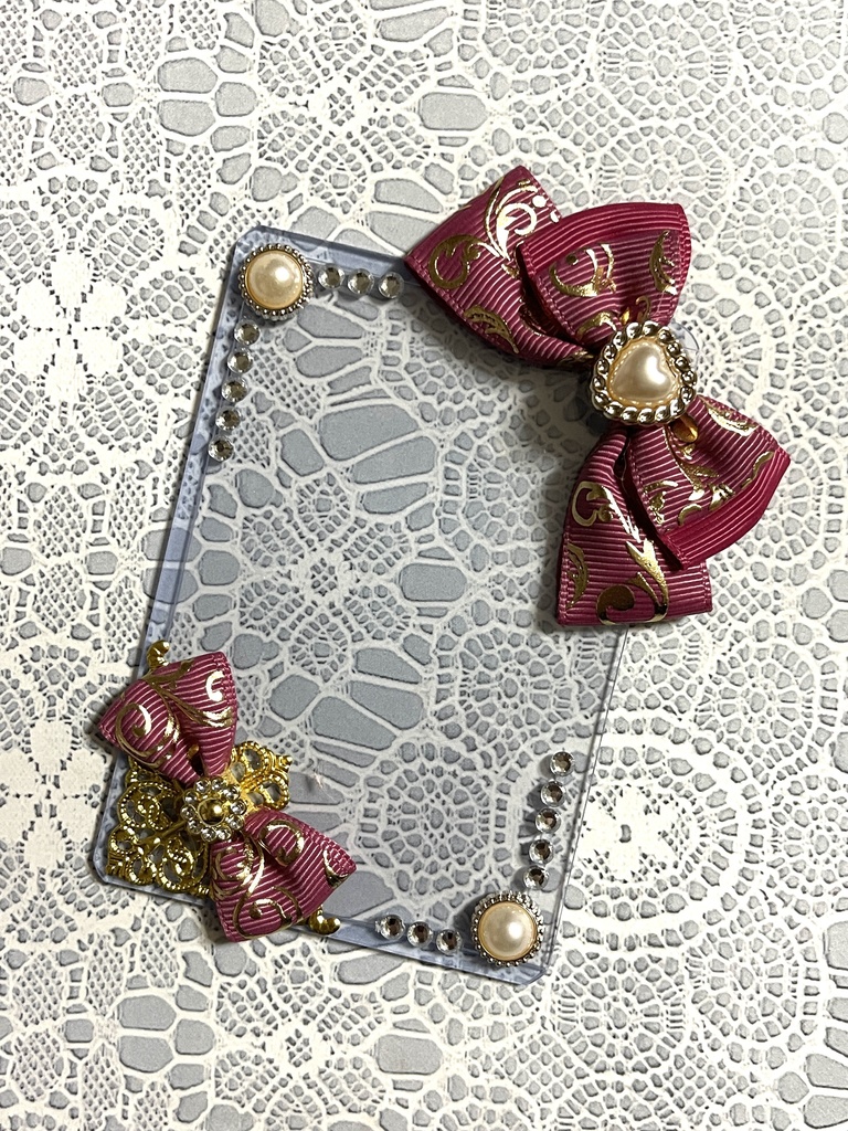 推しカラーシンプル硬質デコケース1〜10(B8・トレカサイズ)