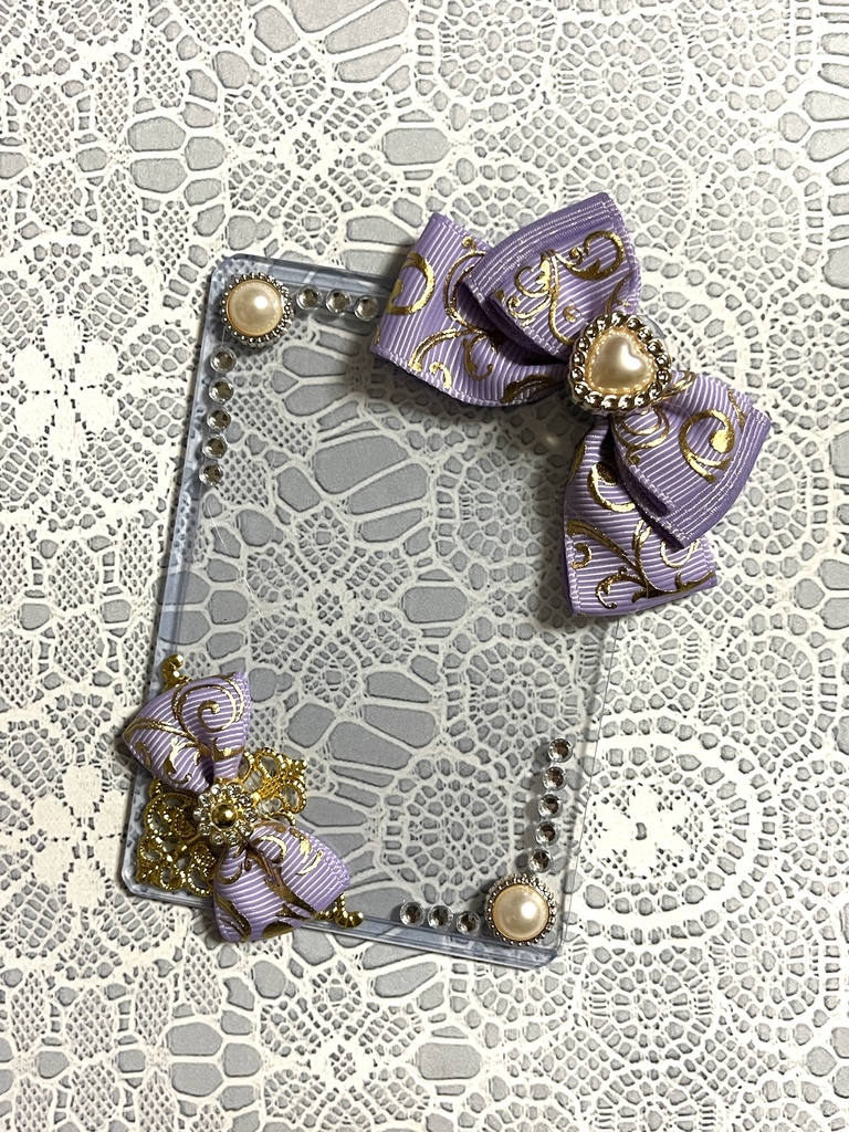 推しカラーシンプル硬質デコケース1〜10(B8・トレカサイズ)