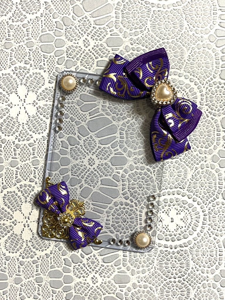 推しカラーシンプル硬質デコケース1〜10(B8・トレカサイズ)