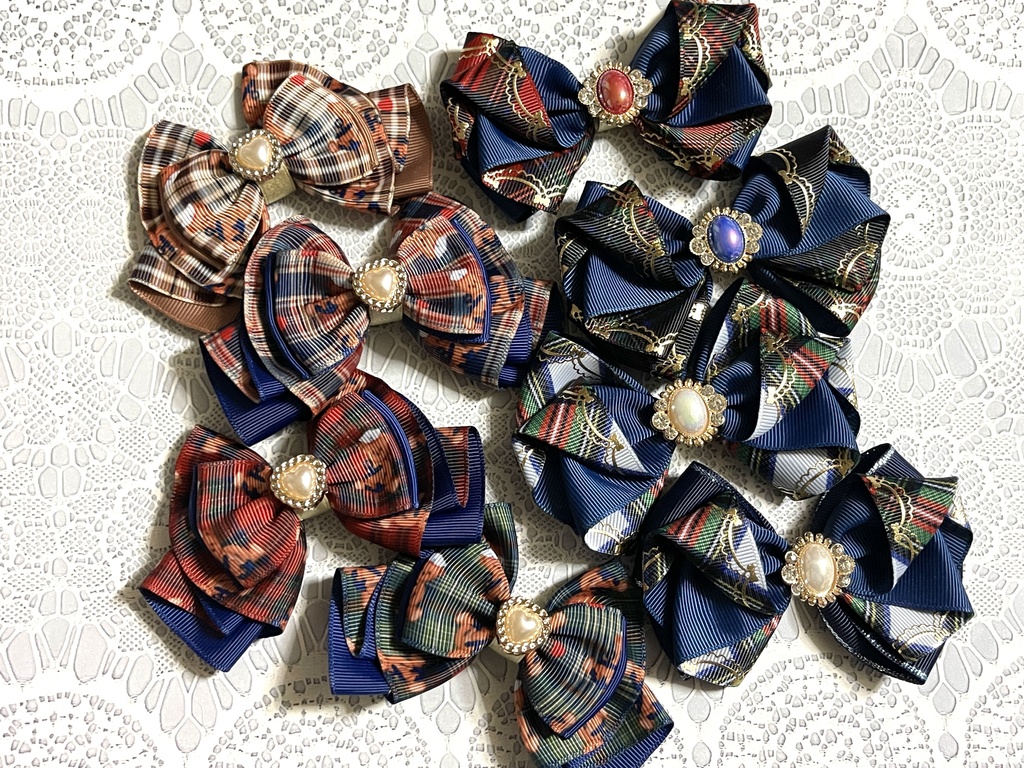 ネコチャンのご飯代にするリボン(500円+金具)