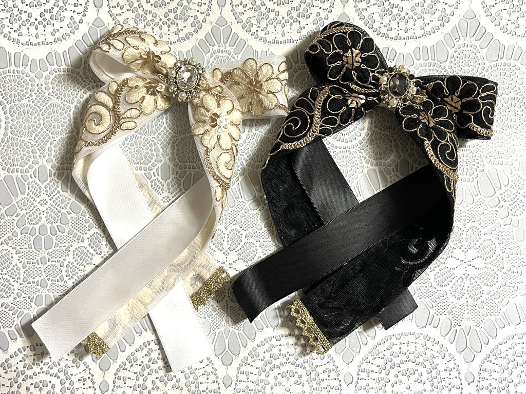 インド刺繍オリジナルリボン（900円＋金具）