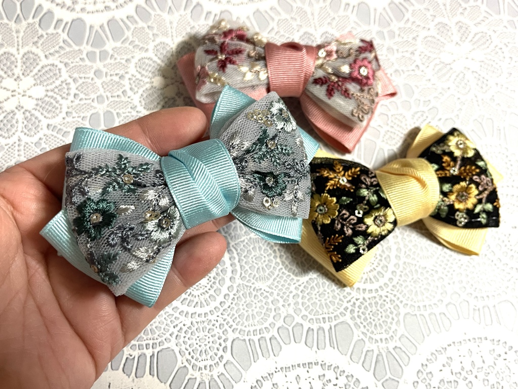 ネコチャンのご飯代にするリボン(+金具)