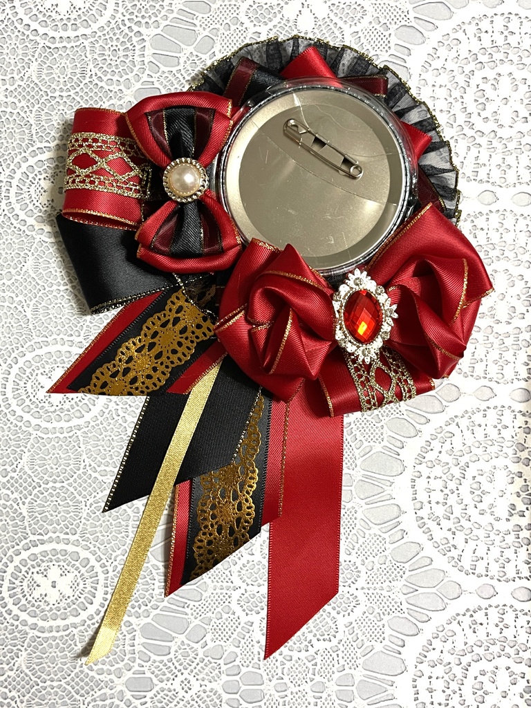 推しカラーロゼット🖤黒ver.38色展開(1〜18)