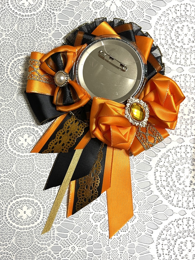 推しカラーロゼット🖤黒ver.38色展開(1〜18)