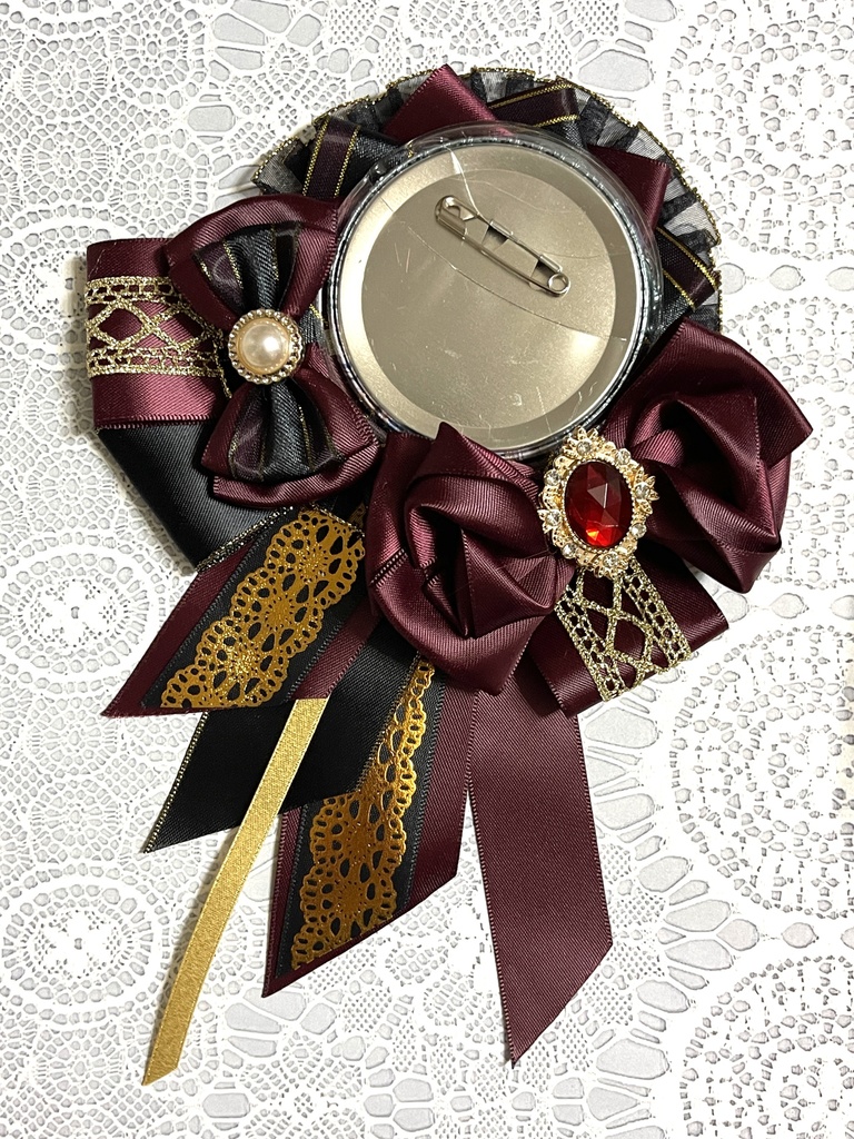 推しカラーロゼット🖤黒ver.38色展開(1〜18)