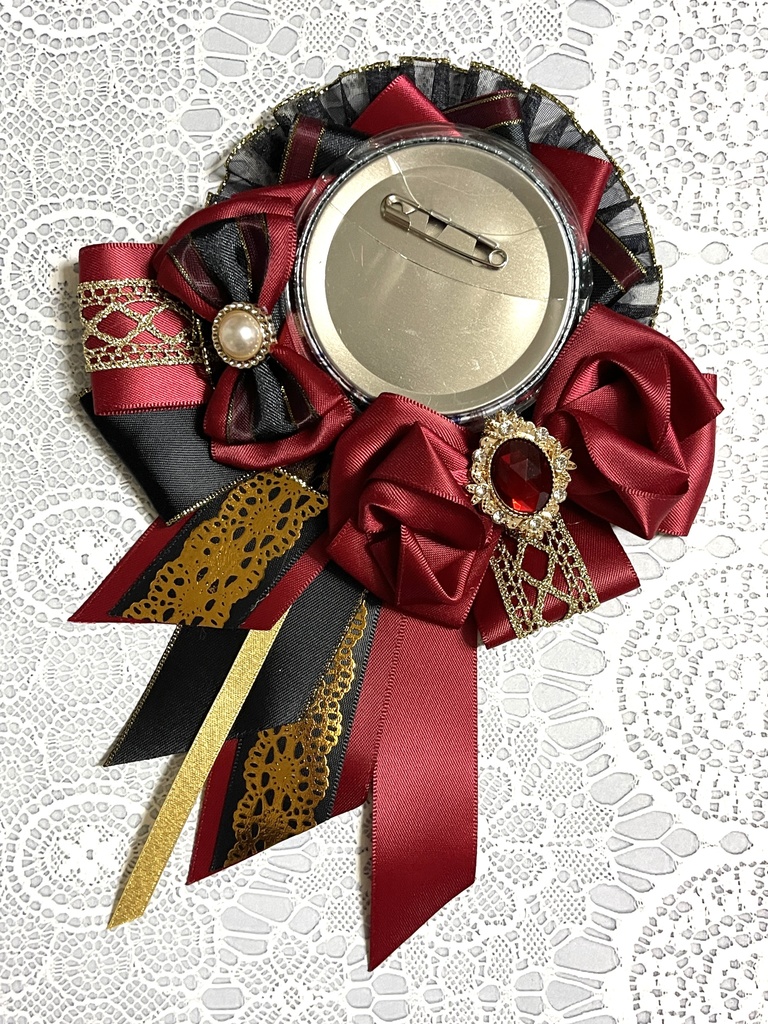 推しカラーロゼット🖤黒ver.38色展開(1〜18)