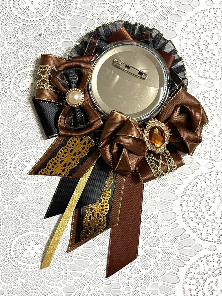 推しカラーロゼット🖤黒ver.38色展開(1〜18)