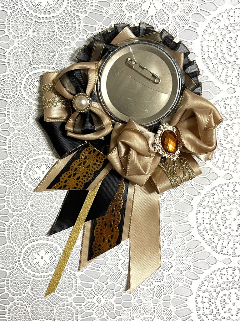 推しカラーロゼット🖤黒ver.38色展開(1〜18)