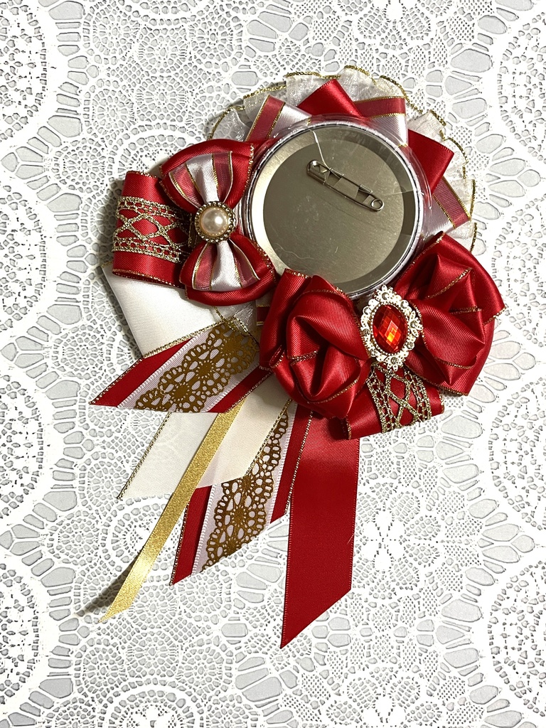 推しカラーロゼット🤍白ver.38色展開(1〜18)