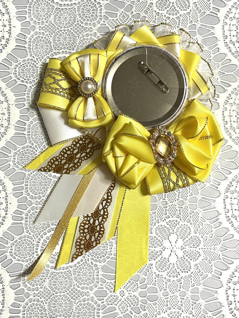 推しカラーロゼット🤍白ver.38色展開(1〜18)