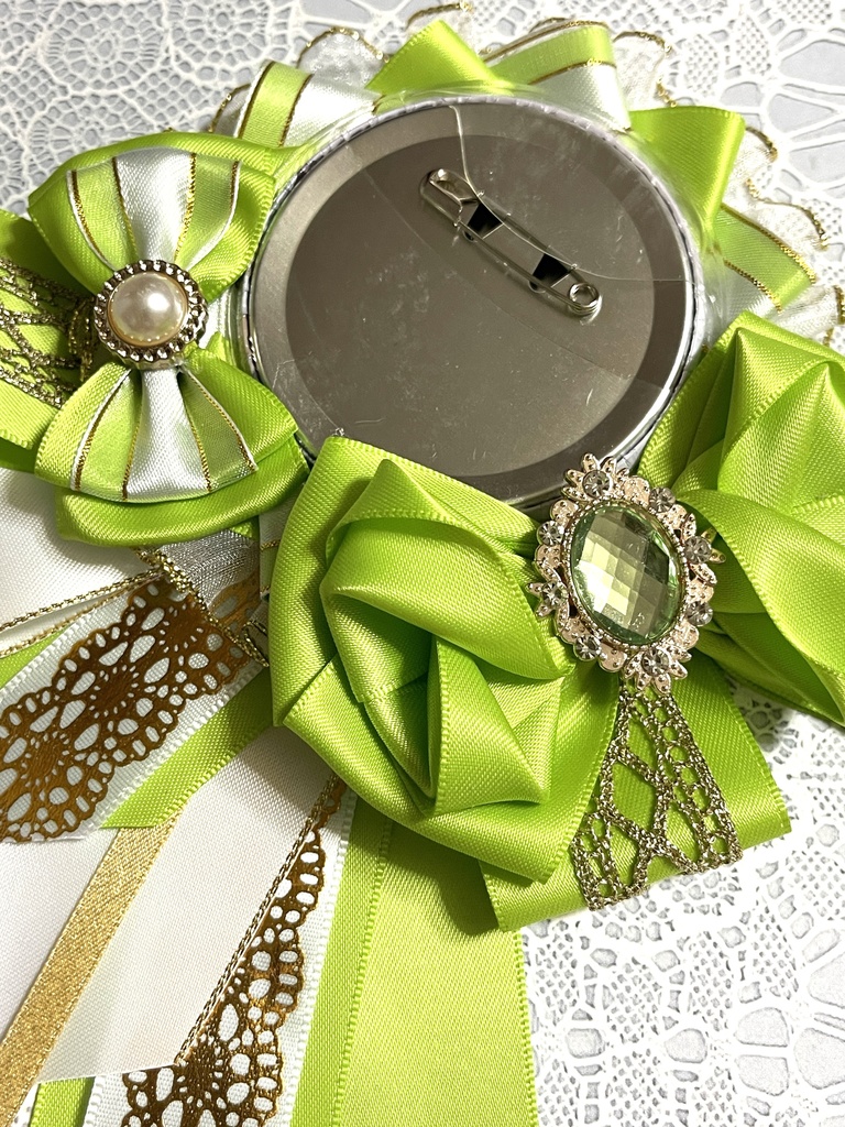 推しカラーロゼット🤍白ver.38色展開(36〜38)