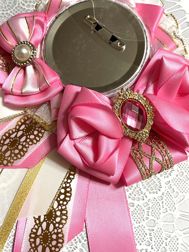 推しカラーロゼット🤍白ver.38色展開(36〜38)